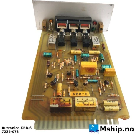 Autronica KBB-6 — Manufacturer: Kongsberg Autronica, Model: KBB-6, Manufacturers part number: 7225-073, Alternative part number: 72250230001