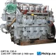 GMT BL 230.4 — Manufacturer: GMT, Model: BL 230.4, HP: 870, kW: 649, RPM: 900, Cylinder bore: 230 mm, Piston Stroke: 270 mm (STD stroke version) (Uncertain - it also exists long stroke version), Number of cylinders: 4, Displacement: 44,87 Liter, Cylinder configuration: In line, Fuel Type: Diesel, Turbo model: VTR 200 N  Specification: ZB4AS 262
