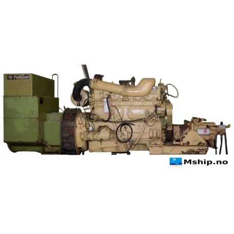 180 kVA Petbow ' E range'  Generatorset    with DAF Daf DKX  1160 A engine — Manufacturer: Petbow, Model: BRG5B013, Serial number: AG5B023E 1A/10, RPM: 1500, Running Hours: 13320, Injection pump type: See generator wiring diagram in downloads under., Other: Engine: DAF DKX 1160A. 220 kw@1500 rpm. Spec: 446586. serial: F95174, kVA: 180