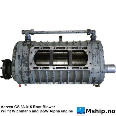 Aerzen GS 33.015 Root Blower — Manufacturer: Aerzen  / B&W Alpha, Model: GS 33.015 / , Manufacturers part number: B&W Alpha part manual plate B306A item 16