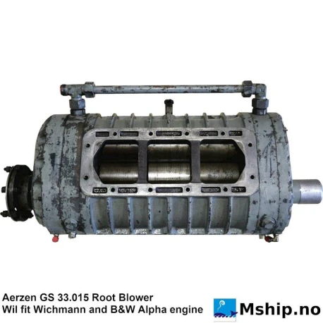 Aerzen GS 33.015 Root Blower — Manufacturer: Aerzen  / B&W Alpha, Model: GS 33.015 / , Manufacturers part number: B&W Alpha part manual plate B306A item 16