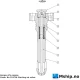 Rolls-Royce Bergen KV engine start air valve — Manufacturer: Rolls-Royce Bergen engines, Model: Bergen / Ulstein / Rolls-Roye KV Diesel engines and Lean burn Gas Engines, Manufacturers part number: Drawing 313/36 Starting air valve / Drawing L528/18, Item No 30, Performance specification: Drawing L528/18, Item No 30