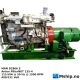 MAN D2866E — Manufacturer: MAN, Model: D2866 E, Serial number: 21322842852294, HP: 150, kW: 110, RPM: 1500, Cylinder bore: 128 mm, Piston Stroke: 155 mm, Number of cylinders: 6, Displacement: 11,97 Liter, Cylinder configuration: In line, Generator end type: Anton Piller  NKT 135-4  , No. 1173 195, Amps: 166, Volt: 400/231, HZ: 50, kVA: 115