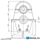 LIAAEN ACG 52/450 gear — Manufacturer: A.M. LIAAEN, Model: ACG 52/450, Serial number: 1446, Year: 1976, Rotation direction: CW - Clockwise seen from aft, Weight: Approx 2500 kg., Gear type: Non Reversing Gearbox  CPP  - to be used with controllable pitch propeller, Gear ratio: 2.83:1
