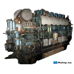 B&W Alpha 6L 23/30-GKV — Manufacturer: B&W Alpha, Model: 6L 23/30-GKV, Serial number: 15121, Year: 1989, HP: 901, kW: 672, RPM: 750, Cylinder bore: 225 mm, Piston Stroke: 300 mm, Number of cylinders: 6, Cylinder configuration: In line