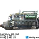 B&W Alpha 406-26VO — Manufacturer: B&W Alpha, Model: 406-26VO, Serial number: 9860, Year: 1968, HP: 600 hp @ 400 rpm / 660 hp @ 413 rpm, RPM: 400/413, Cylinder bore: 260 mm, Piston Stroke: 400 mm, Number of cylinders: 6, Displacement: 127,42 Liter, Cylinder configuration: In line, Fuel Type: Diesel