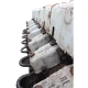 Sulzer 16 ASV 25D — Manufacturer: Sulzer, Model: 16 ASV 25D, HP: 4290, kW: 3200, RPM: 1000, Cylinder bore: 250 mm, Piston Stroke: 300 mm, Number of cylinders: 16, Cylinder configuration: V-engine, Turbo model: BBC Turbocharger. VTR 251 -2N Specification GB7NT, Class: DNV, Other: Licence Manufactured by JUGOTURBINA TVORNICA DIESEL MOTORA, Yugoslavia.