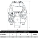 Deutz TBD 620 V16 — Manufacturer: Deutz, Model: TBD 620 V16, Serial number: 2202130, Year: 2001, kW: 2016 @1800 / 2117 @ 1795, Running Hours: 2785, Cylinder bore: 170 mm, Piston Stroke: 195 mm, Number of cylinders: 16, Displacement: 70,8 Liter, Cylinder configuration: V-engine, Rotation direction: CCW - Counter clockwise seen from aft, Fuel Type: Diesel, Generator end type: AVK DSG 86L1-4, Amps: 4099, Volt: 480, HZ: 60
