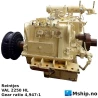 Reintjes VAL 2250 HL — Manufacturer: REINTJES, Model: VAL 2250 HL, Serial number: 52220, Performance specification: Admissible input torque: 15471 Nm, Year: 1986, HP: 2150, kW: 1581, RPM: Input speed: 1000 rpm, Output speed 202 rpm, Rotation direction: Engine CCW - Propeller side CW, Weight: 4880, Gear type: FP  - normal reverse gear for fixed propeller blades, Gear ratio: 4,947:1