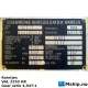 Reintjes VAL 2250 HR — Manufacturer: REINTJES, Model: VAL 2250 HR, Serial number: 52221, Performance specification: Admissible input torque: 15471 Nm, Year: 1986, HP: 2150, kW: 1581, RPM: Input speed: 1000 rpm, Output speed 202 rpm, Rotation direction: Engine CW - Propeller side CCW, Weight: 4880, Gear type: FP  - normal reverse gear for fixed propeller blades, Gear ratio: 4,947:1