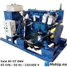 Solé 85 GT DNV Generator set — Manufacturer: Solé, Model: 85 GT, Serial number: 11882928, Year: 2017, HP: 110, kW: 81, RPM: 1500, Cylinder bore: 108 mm, Piston Stroke: 130 mm, Number of cylinders: 4, Displacement: 4764 cm³, Cylinder configuration: In line, Rotation direction: CCW - Counter clockwise seen from aft, Fuel Type: Diesel, Class: DNV GL, Generator end type: Mecc Alte Spa Type ECP34 1S4, Amps: 122, Volt: 230/400, HZ: 50, kVA: 85