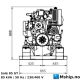Solé 85 GT DNV Generator set — Manufacturer: Solé, Model: 85 GT, Serial number: 11882928, Year: 2017, HP: 110, kW: 81, RPM: 1500, Cylinder bore: 108 mm, Piston Stroke: 130 mm, Number of cylinders: 4, Displacement: 4764 cm³, Cylinder configuration: In line, Rotation direction: CCW - Counter clockwise seen from aft, Fuel Type: Diesel, Class: DNV GL, Generator end type: Mecc Alte Spa Type ECP34 1S4, Amps: 122, Volt: 230/400, HZ: 50, kVA: 85