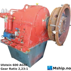 Ulstein 600 AGSC Gear — Manufacturer: Ulstein, Model: 600 AGSC, Serial number: 666, Year: 1975, Gear type: Non Reversing Gearbox  CPP  - to be used with controllable pitch propeller, Gear ratio: 2.23:1