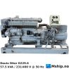 Deutz Diter D229.6 Generator Set — Manufacturer: Deutz, Model: D229.6, Serial number: E229.6.01624, Year: 1994, HP: 62, kW: 46, RPM: 1500, Running Hours: 8698, Cylinder bore: 102, Piston Stroke: 122, Number of cylinders: 6, Displacement: 5981, Fuel Type: Diesel, Generator end type: Mecc Alte Spa, Amps: 144 / 83, Volt: 231 / 400, HZ: 50, kVA: 57.5