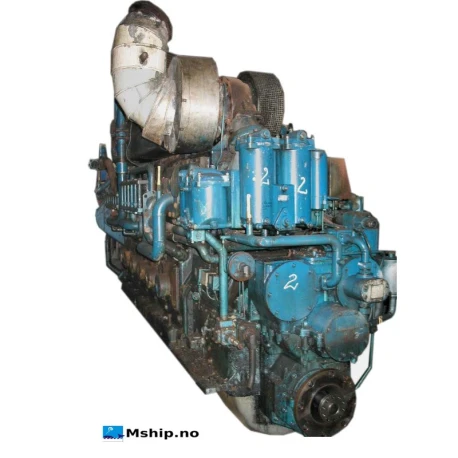 MAN B&W Alpha 6L23/30 FKV — Manufacturer: B&W Alpha, Model: 6L 23/30 FKV, Serial number: 15044, HP: 1018, kW: 760, RPM: 800
