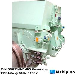 AVK DSG 114M1-8W Generator    https://mship.no