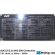 AVK DSG 114M1-8W Generator — Manufacturer: AVK, Model: DSG114M1-8W, Serial number: 8131776 A406, Year: 2014, RPM: 900, Rotation direction: CCW - Counter clockwise seen from aft, Class: ABS, Weight: 11500 Kg, Generator end type: AVK DSG114M1-8W, Amps: 2603,1, Volt: 690, HZ: 60, kVA: 3111