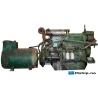 63 kWA DAE  generatorset  with Volvo Penta MD70AK diesel engine — Model: MD70AK, Serial number: 154*2952, HP: 100, kW: 74, RPM: 1500, Cylinder bore: 104.77 mm   (4.125"), Piston Stroke: 130 mm    (5.118"), Number of cylinders: 6, Displacement: 6.73 Liter  (410 cu/in), Cylinder configuration: In line, Rotation direction: CCW - Counter clockwise seen from aft, Fuel Type: Diesel, Turbo model: N/A, Generator end type: DAE - Plate on generator end is missing. details is uncertain., HZ: 50, kVA: 63