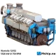 Wärtsilä 12V32 — Manufacturer: Wärtsilä, Model: 12V32, Serial number: 8022, Year: 1998, HP: 7402, kW: 5520, RPM: 750, Cylinder bore: 320 mm, Piston Stroke: 400 mm, Number of cylinders: 12, Displacement: 386 Litres , Cylinder configuration: V-angle  55°, Rotation direction: STB Engine, Fuel Type: HFO/MDO, Turbo model: Napier NA295 , Class: DNV, Weight: 57 Ton
