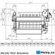 Wärtsilä 12V32 — Manufacturer: Wärtsilä, Model: 12V32, Serial number: 8023, Year: 1998, HP: 7402, kW: 5520, RPM: 750, Cylinder bore: 320 mm, Piston Stroke: 400 mm, Number of cylinders: 12, Displacement: 386 Litres , Cylinder configuration: V-angle  55°, Rotation direction: STB Engine, Fuel Type: HFO/MDO, Turbo model: Napier NA295 , Class: DNV, Weight: 57 Ton