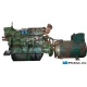 63 kWA DAE  generatorset  with Volvo Penta MD70AK diesel engine — Model: MD70AK, Serial number: 154*2952, HP: 100, kW: 74, RPM: 1500, Cylinder bore: 104.77 mm   (4.125"), Piston Stroke: 130 mm    (5.118"), Number of cylinders: 6, Displacement: 6.73 Liter  (410 cu/in), Cylinder configuration: In line, Rotation direction: CCW - Counter clockwise seen from aft, Fuel Type: Diesel, Turbo model: N/A, Generator end type: DAE - Plate on generator end is missing. details is uncertain., HZ: 50, kVA: 63