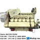 Deutz BA12M 816W — Manufacturer: Deutz, Model: BA12M 816W, Serial number: 7500510, Year: 1986, HP: 829, kW: 612, RPM: 1771, Cylinder bore: 142 mm, Piston Stroke: 160 mm, Number of cylinders: 12, Displacement: 30.408 L, Cylinder configuration: V-engine, Rotation direction: CCW - Counter clockwise seen from aft, Fuel Type: Diesel