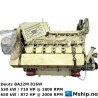 Deutz BA12M 816W — Manufacturer: Deutz, Model: BA12M 816W, Serial number: 7500510, Year: 1986, HP: 829, kW: 612, RPM: 1771, Cylinder bore: 142 mm, Piston Stroke: 160 mm, Number of cylinders: 12, Displacement: 30.408 L, Cylinder configuration: V-engine, Rotation direction: CCW - Counter clockwise seen from aft, Fuel Type: Diesel