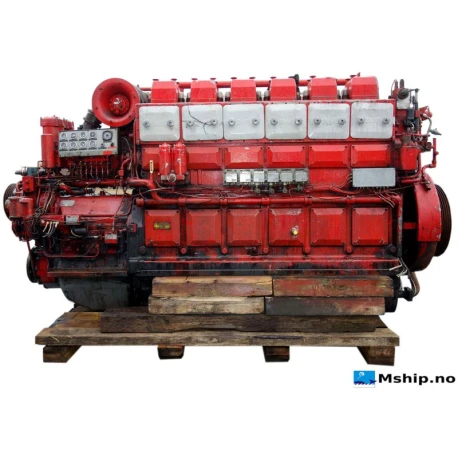 MAN B&W ALpha 6T23L-KVO — Manufacturer: B&W Alpha, Model: 6T23L-KVO, Serial number: 14068, Year: 1982, HP: 930, kW: 685, RPM: 825, Other: Gearbox: 25 KVO 11. Ratio: 1,47:1.      4006.1  - see gearbox plate photo.