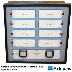 PRAXIS MINI GUARD – 008 — Manufacturer: Praxis Automation, Model: MINI GUARD – 008, Manufacturers part number: 93.0.310D, Alternative part number: miniguard 930310D, Serial number: W7892/5