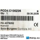 Saia-Burgess DIGITAL MODULE PCD4.A400 Version B — Manufacturer: Saia-Burgess, Model: DIGITAL MODULE PCD4.A400 Version B, Manufacturers part number: Brunvoll 01720, Class: DNV listed, Other: Outputs 16 x Transistor 24VDC/0,5A