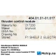 Saia-Burgess Digital Module PCD4.E110 — Manufacturer: Saia-Burgess, Model: Digital Module PCD4.E110 Version A, Manufacturers par