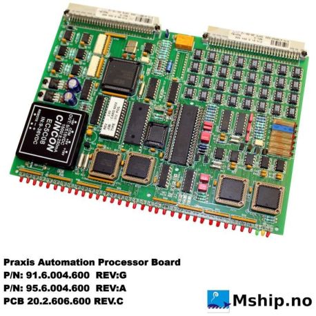 PraxisProcessor Board 91.6.004.600    https://mship.no