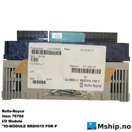 Rolls-Royce IO-MODULE RRDIO15 — Manufacturer: Rolls-Royce, Model: IO-MODULE RRDIO15, Manufacturers part number: 76704
