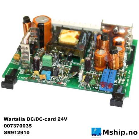 Wartsila DC/DC-card 24V — Manufacturer: Wärtsilä, Model: DC/DC-card 24V, Manufacturers part number: 007370035, Other: SR912910