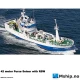 42m High-Efficiency RSW Purse Seiner vessel. — Manufacturer: VAAGLAND båtbyggeri, NORWAY, Model: 42 meter Purse Seiner with RSW, Arrangement number: Yard No: 72, Year: 1966, Rebuilt in 1988 and rebuilt and lengthened 1999 with new main engine, HP: 1802, kW: 1326, RPM: 1000, Running Hours: 8300 hrs since major overhaul. 42300 hrs since new, Cylinder bore: 256, Piston Stroke: 310, Number of cylinders: 6, Displacement: 95,7 liters, Cylinder configuration: In line, Fuel Type: Diesel, Class: Norwegian maritime directorate NMD, Other: Main engine. ABC 6 DZC-1000-166, year 1999.  1326 kW @ 1000 rpm, Generator 1: Volvo D12MG, 310 kW @ 50 Hz, Generator 2: Volvo TAMD163A-A, 380 kW @ 50 Hz, Aux engine for hydraulic pumps: Volvo TAMD162, 550 hp @ 2050 rpm - used to drive hydraulic thrusters, Gear type: VOLDA ACG 450 CPP gear. Liaaen 4-bladed C/P prop in nozzle, 126 rpm., Capacity, Nominel kilocalorie per hour (kcal/h): RSW capacity about 800.0000 kcal/h. RSW cooling system is Ammonia (NH3), Length Overall LOA Meter: 42.0 Meter, Length between Perpendicular Meter: 37.997 Meter, Molded Breadth Meter: 7.62 Meter, Draft (Maximum) Meter: 4.622 meter, Gross tonnage ITC (registred): 395, Net Tonnage  ITC (registred): 118, RSW Fish tanks: 10 tanks @ 40M³, total 400M³ fish tanks with RSW, Rudders / steering gear: Becker rudder