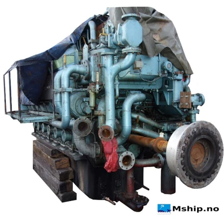 B&W Alpha 12U28L-VO — Manufacturer: B&W Alpha, Model: 12U28L-VO, Serial number: 13613, Year: 1981, HP: 3180, kW: 2340, RPM: 775, Number of cylinders: 12, Cylinder configuration: V-engine, Class: Lloyd’s Register