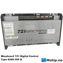 Woodward 721 Digital Control  Type 8280-305 D    https://mship.no