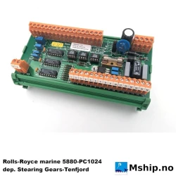 Rolls-Royce marine 5880-PC1024 — Manufacturer: Rolls-Royce marine, Model: 5880-PC1024, Manufacturers part number: dep. Stearing Gears-Tenfjord, Other: Sticker on PCB: EDC627017