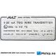 EMERSON MAS 2600 G30-10-2/1P — Manufacturer: EMERSON, Model: MAS 2600 Tank Contents Transmitter, Manufacturers part number: MAS2600-G30-10-2/1P, Class: DNV, GL, LRS, MRS, BV, RINA, KRS, ABS, PRS., Other: CE marked in accordance with EU directive.