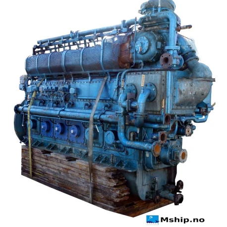 B&W Alpha 6S28L-VO — Manufacturer: B&W Alpha, Model: 6S28L-VO, Serial number: 14031, Year: 1981, HP: 1590, kW: 1170, RPM: 775, Class: BV