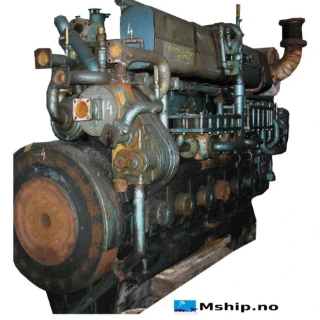 B&W Alpha 6L23/30-FKV — Manufacturer: B&W Alpha, Model: 6L23/30-FKV, Serial number: 15040, Year: 1986, HP: 1020, kW: 749, RPM: 800, Number of cylinders: 6, Cylinder configuration: In line