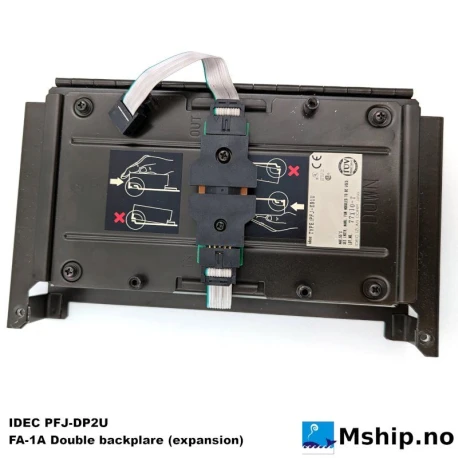 IDEC PFJ-DP2U — Manufacturer: IDEC IZUMI CORP, Model: FA-1A Double backplate (expansion), Manufacturers part number: PFJ-DP2U