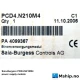 Saia-Burgess PCD4.N210M4 — Manufacturer: Saia-Burgess, Model: Power supply module PCD4.N210M4, Manufacturers part number: PCD4.N210M4, Class: DNV listed, Other: Outputs 16 x Transistor 24VDC/0,5A