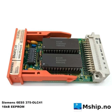 Siemens 6ES5 375-OLC41 — Manufacturer: Siemens, Model: SIMATIC S5, Memorymodule 375 EEPROM 16 KB, Manufacturers part number: 6ES5 375-OLC41
