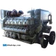 Deutz MWM TBD604 BV12   V12 — Manufacturer: MWM, Model: TBD604B V12, Serial number: 604.12.50010, Performance specification: Other: sea water pump is sold and not included., Year: 1989, HP: 1676, kW: 1250, RPM: 1850, Running Hours:  Total hrs: 23301.  Hrs since major overhaul: 3355, Other: 1375 kW @ 1910 rpm,  1844 HP @ 1910 rpm