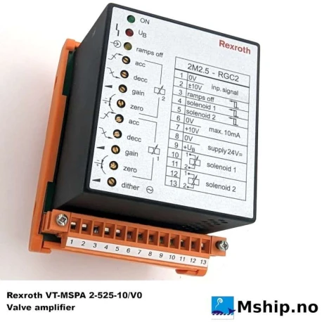 Rexorth VT-MSPA 2-525-10/V0 — Manufacturer: Rexorth, Model: VT-MSPA 2-525-10/V0, Manufacturers part number: 0811405106