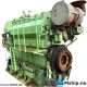 Yanmar 6N 280L-GN — Manufacturer: Yanmar, Model: 6N 280L-GN, Serial number: 0976 FZN,  0977 FZN,  1043 FZJ,  1044 FZJ., Year: 1998, HP: 2350, kW: 1752, RPM: 750, Cylinder bore: 280 mm, Piston Stroke: 380 mm, Number of cylinders: 6, Displacement: 140,4 Liter, Cylinder configuration: In line, Turbo model: Mitsubishi MET126SR, Class: NK