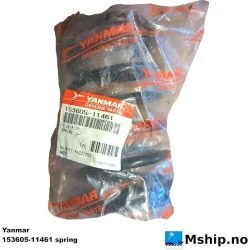 Yanmar 153605-11461 spring — Manufacturer: Yanmar, Manufacturers part number: 153605-11461, Alternative part number: 15360511461, Other: 15360511461
