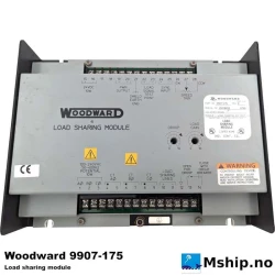 Woodward 9907-175 — Manufacturer: Woodward, Model: Load sharing module, Manufacturers part number: 9907-175, Serial number: 15070658, Weight: 1,4 kg., Volt: Power Supply 18–32 Vdc