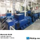 Wartsilä 9L20 — Manufacturer: Wärtsilä, Model: 9L20, Manufacturers part number: 1550W9L20, Alternative part number: Wärtsilä Auxpac 1550W9L20, Serial number: Four different: 8713, 8714, 8715 and 8716, Performance specification: 171043, Year: 1998, HP: 2052, kW: 1530, RPM: 900, Running Hours: See text, Cylinder bore: 200 mm, Piston Stroke: 280 mm, Number of cylinders: 9, Displacement: 78,17 Liter, Cylinder configuration: In line, Rotation direction: CW - Clockwise seen from aft, Turbo model: ABB TPS57E01, Class: DNV, Generator end type: Marelli Motori M7BM 630 MD 8 code M7B6364SA021Z4, Amps: 1549, Volt: 690, HZ: 60, kVA: 1851, cos φ: 0,8